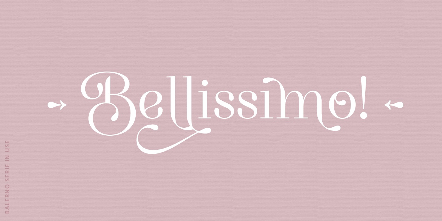 Пример шрифта Balerno Serif Bold Free